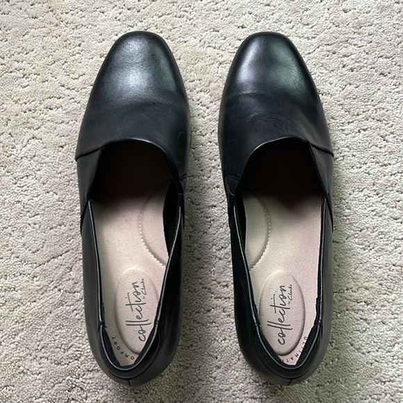 Clark’s Juliet Palm Flats Slip-On Shoes Black 9.5M - Picture 2 of 10